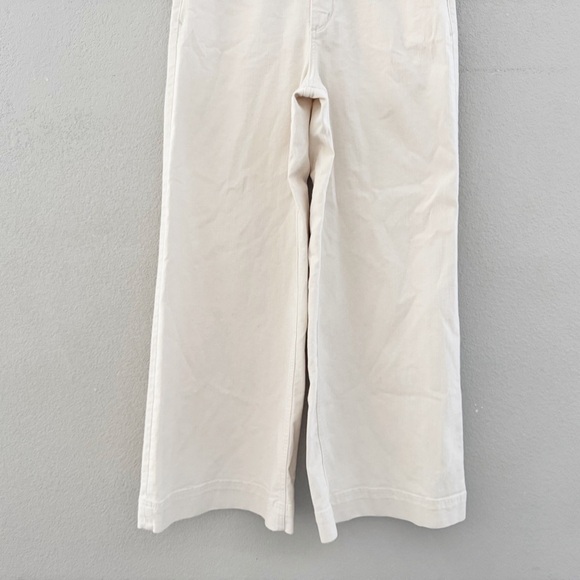 Maeve Jada Wide Leg Jeans Anthropologie 30 Cream Denim Casual Minimalist Classic - Picture 8 of 13